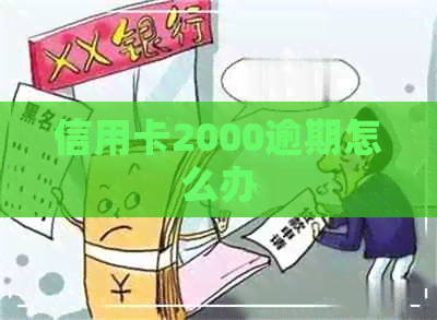 信用卡2000逾期怎么办