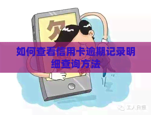 如何查看信用卡逾期记录明细查询方法