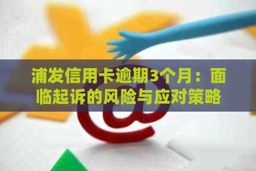 浦发信用卡逾期3个月：面临起诉的风险与应对策略