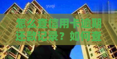 怎么查信用卡逾期还款记录？如何查询具体时间和详情？