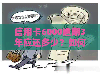 信用卡6000逾期3年应还多少？如何协商还款？