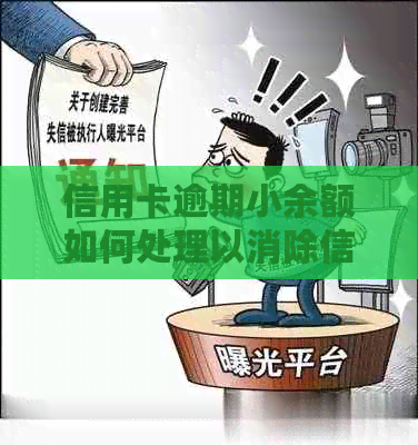 信用卡逾期小余额如何处理以消除信用记录？