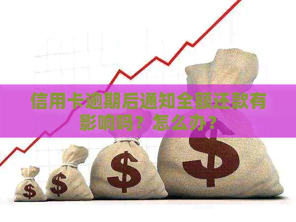 信用卡逾期后通知全额还款有影响吗？怎么办？