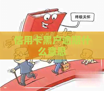 信用卡黑户逾期什么意思