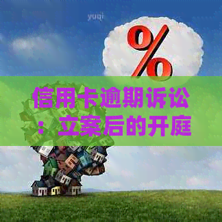 信用卡逾期诉讼：立案后的开庭时间及其影响因素探讨