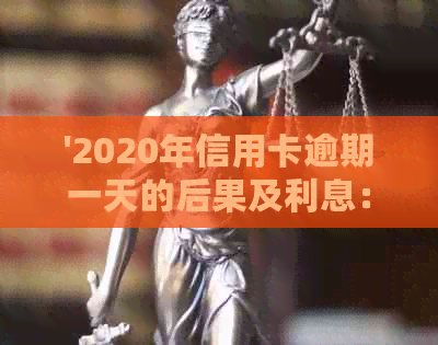 '2020年信用卡逾期一天的后果及利息：算不算逾期？'