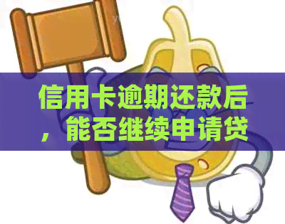 信用卡逾期还款后，能否继续申请贷款？了解详细情况和解决方案