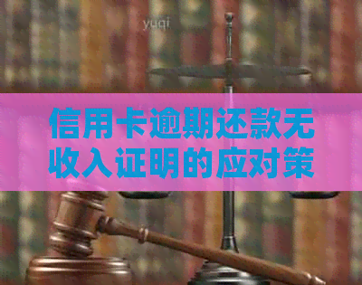 信用卡逾期还款无收入证明的应对策略与建议