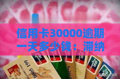 信用卡30000逾期一天多少钱：滞纳金及利息计算方式详解