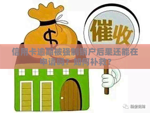 信用卡逾期被强制销户后果还能在申请吗？如何补救？