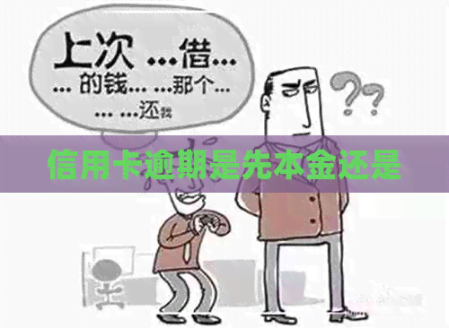 信用卡逾期是先本金还是