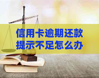 信用卡逾期还款提示不足怎么办？