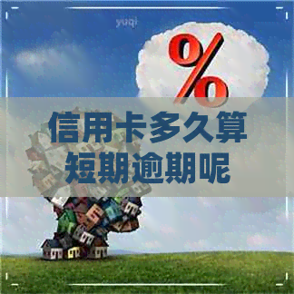 信用卡多久算短期逾期呢