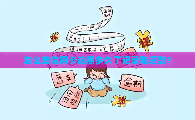 怎么查信用卡逾期多久了记录和还款？