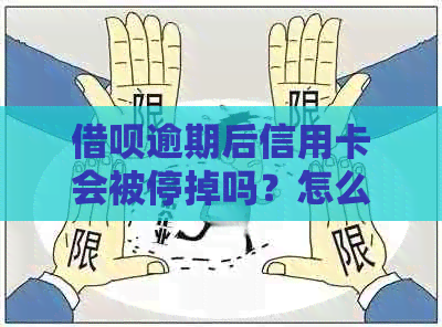 借呗逾期后信用卡会被停掉吗？怎么办？