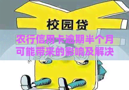 农行信用卡逾期半个月可能带来的影响及解决办法，如何规划还款计划？