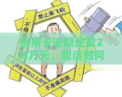 信用卡逾期还款2.5万元，我该如何解决这个问题？