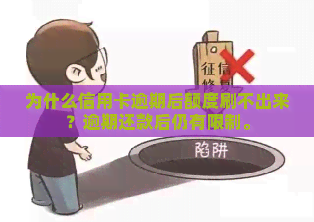 为什么信用卡逾期后额度刷不出来？逾期还款后仍有限制。