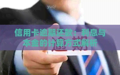 信用卡逾期还款：利息与本金的计算方式解析