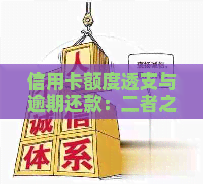 信用卡额度透支与逾期还款：二者之间的关联与区别