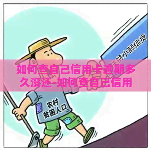 如何查自己信用卡逾期多久没还-如何查自己信用卡逾期多久没还款