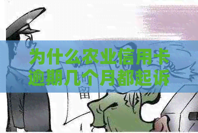 为什么农业信用卡逾期几个月都起诉了-为什么农业信用卡逾期几个月都起诉了