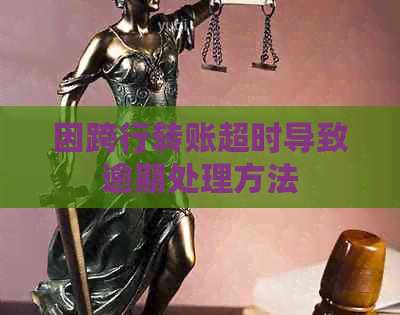 因跨行转账超时导致逾期处理方法