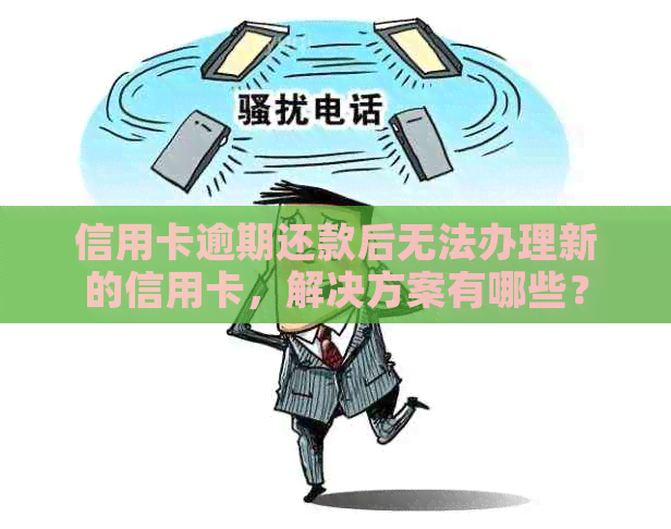 信用卡逾期还款后无法办理新的信用卡，解决方案有哪些？