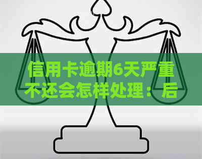 信用卡逾期6天严重不还会怎样处理：后果与处罚全解析