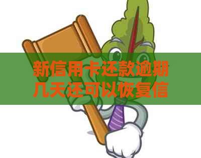 新信用卡还款逾期几天还可以恢复信用？如何避免逾期还款？