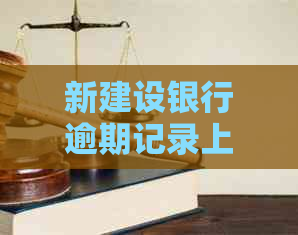 新建设银行逾期记录上后如何删除？