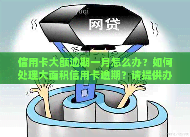 信用卡大额逾期一月怎么办？如何处理大面积信用卡逾期？请提供办理指南。