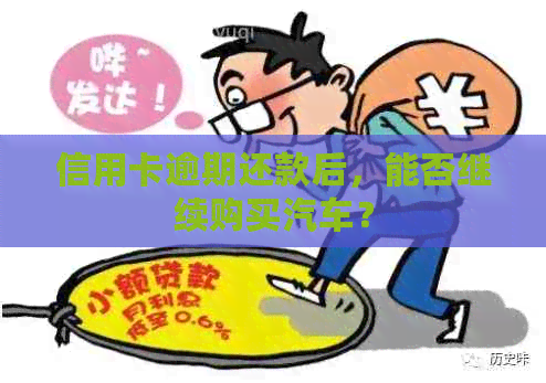 信用卡逾期还款后，能否继续购买汽车？