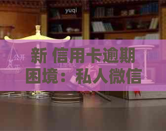 新 信用卡逾期困境：私人微信如何助您解决？