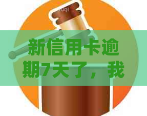 新信用卡逾期7天了，我该如何处理？逾期后果与解决策略