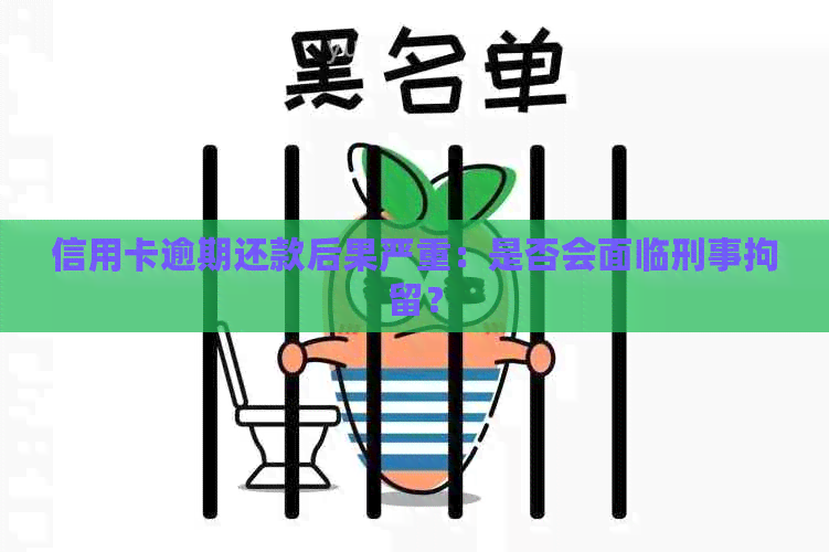 信用卡逾期还款后果严重：是否会面临刑事拘留？