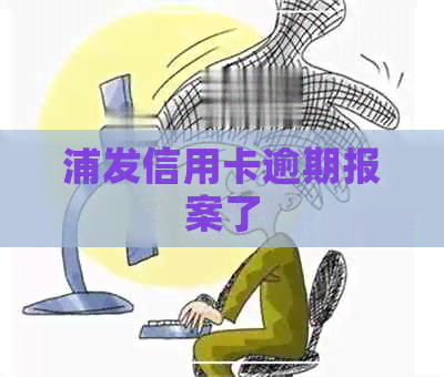 浦发信用卡逾期报案了