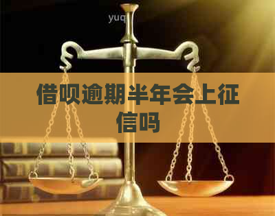 借呗逾期半年会上吗