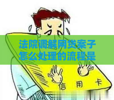 法院调解网贷案子怎么处理的流程是什么