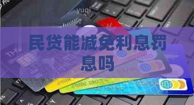 民贷能减免利息罚息吗