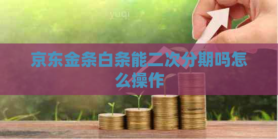 京东金条白条能二次分期吗怎么操作