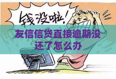 友信信贷直接逾期没还了怎么办