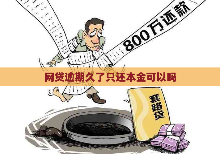 网贷逾期久了只还本金可以吗