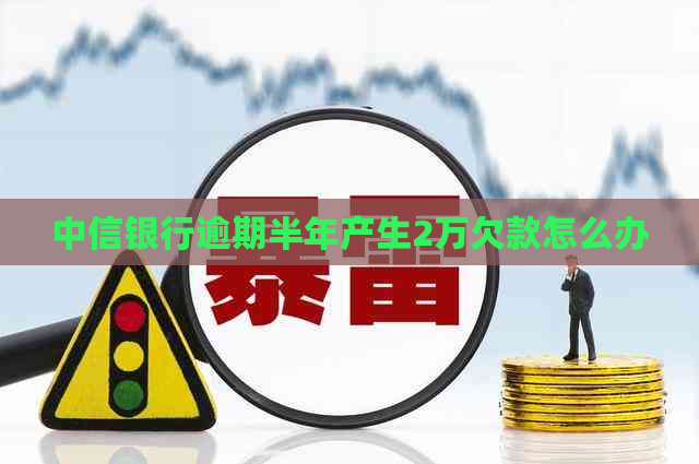 中信银行逾期半年产生2万欠款怎么办