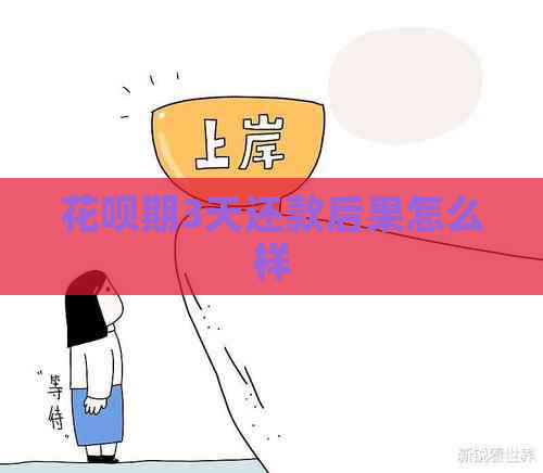 花呗期3天还款后果怎么样