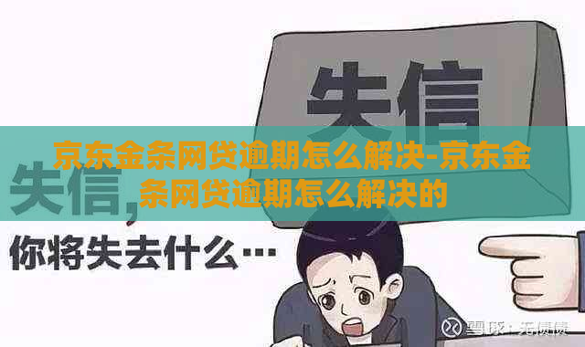 京东金条网贷逾期怎么解决-京东金条网贷逾期怎么解决的