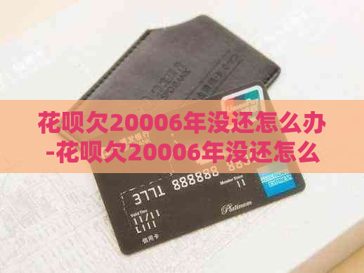 花呗欠20006年没还怎么办-花呗欠20006年没还怎么办呢