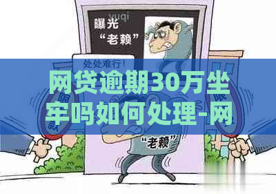 网贷逾期30万坐牢吗如何处理-网贷逾期30万坐牢吗如何处理呢