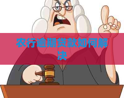 农行逾期贷款如何解决