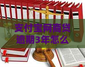 支付宝网商贷逾期3年怎么办